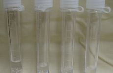 Vials of human CSF