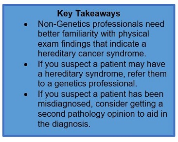 PJS misdiagnosis key takeaways