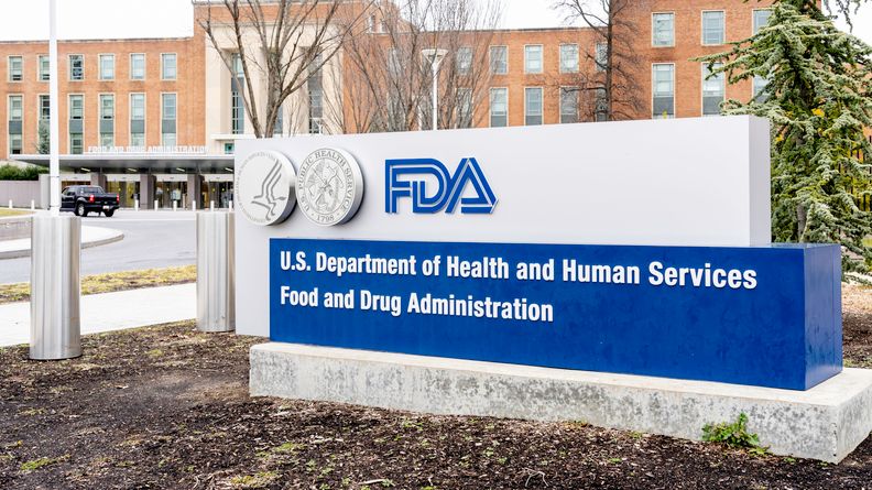 FDA sign at its headquarters in Washington D.C.